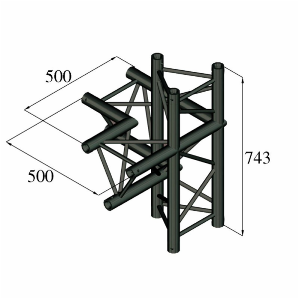Trilock S-PAC-45 4-koncový díl, pravý