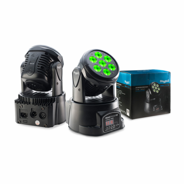 Stagg SLI MHW HB10-0, 7x10W RGBW, DMX, otočná hlavice