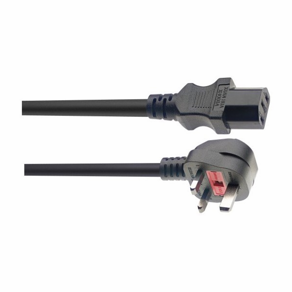 Stagg NPW1,5IECFPUK10 Napájecí kabel s UK zástrčkou, 1,5 m