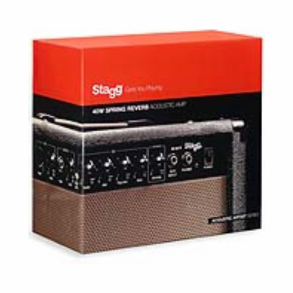 Stagg 40 AA R, kombo pro elektroakustickou kytaru, 40W