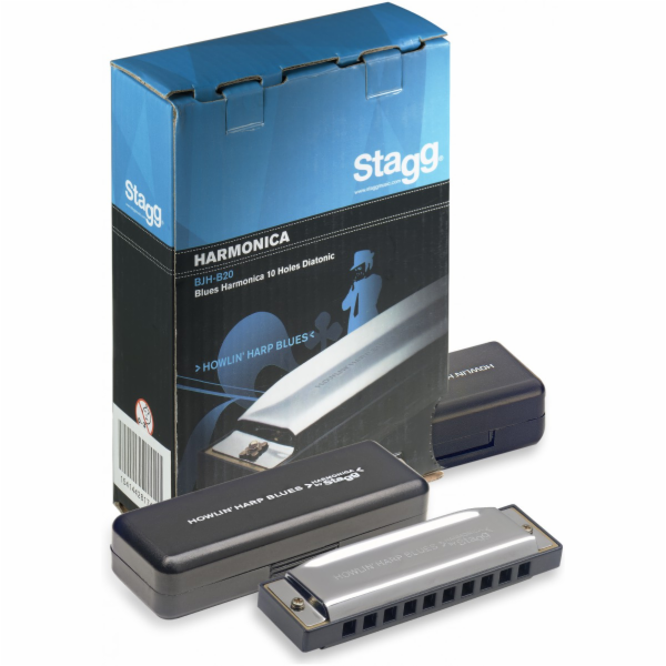 Stagg BJH-B20 G, foukací harmonika