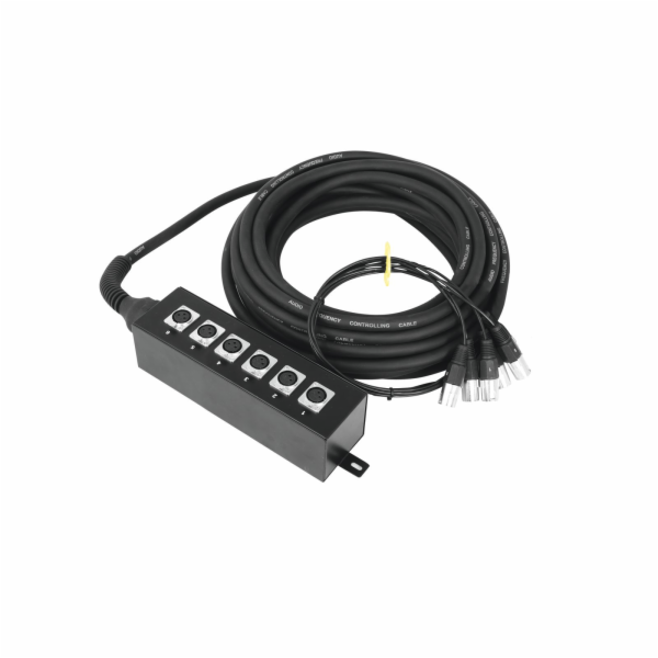 Omnitronic multicore kabel se stageboxem, 6IN XLR, 20 m