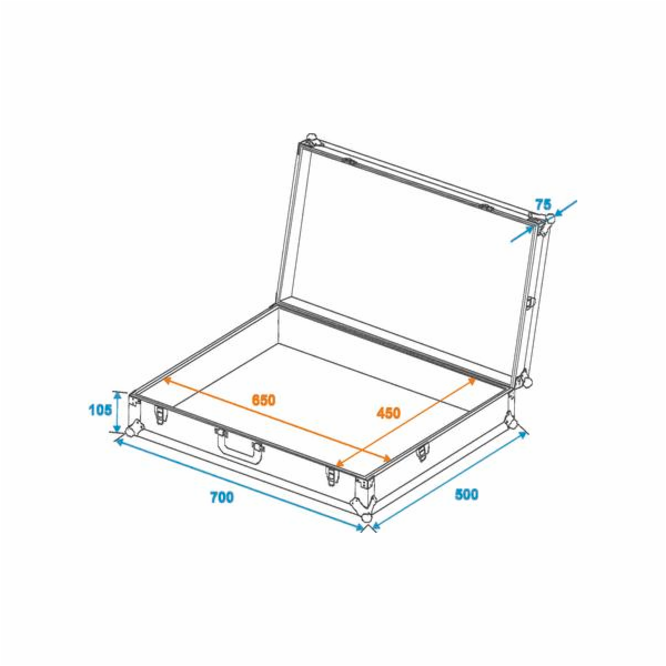 Univerzální case FOAM, GR-2 černý