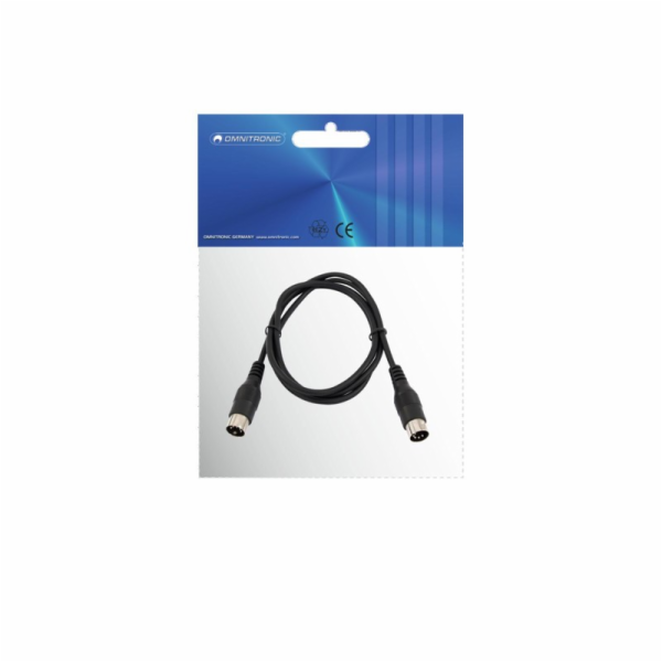 Kabel DC-60 2x 5-pólový DIN samec, 6 m