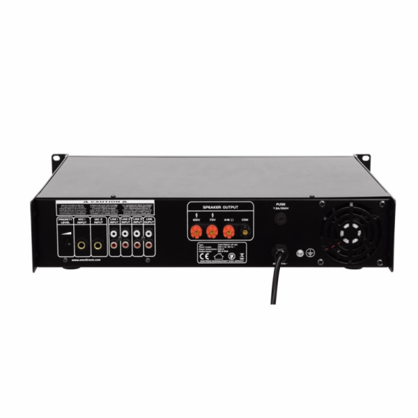 Omnitronic MP-120, 100V mixážní zesilovač, 120W