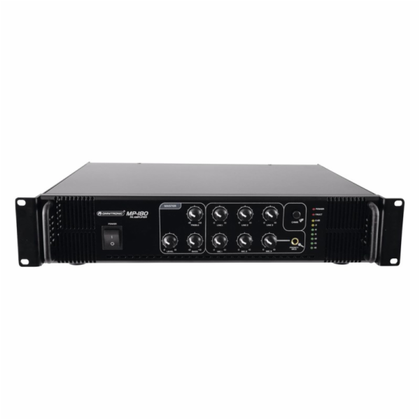 Omnitronic MP-180, 100V mixážní zesilovač, 180W