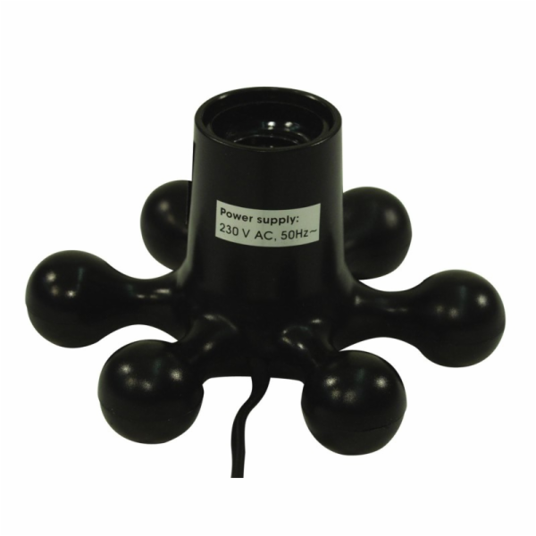 Eurolite základna "Hexopus" s paticí E27, černá
