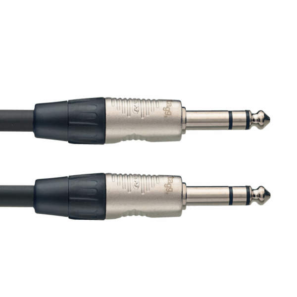 Stagg NAC1PSR audio kabel řady N, jack/jack (m/m), stereo...