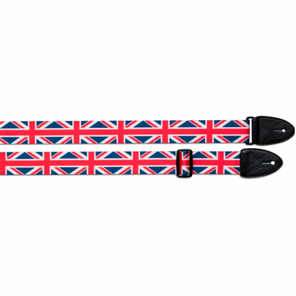 Stagg STE FLAG UK, kytarový popruh, vzor britské vlajky