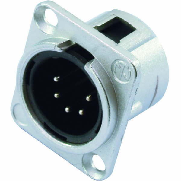 Neutrik XLR NC5-MDL-1,montážní zástrčka na zabudování