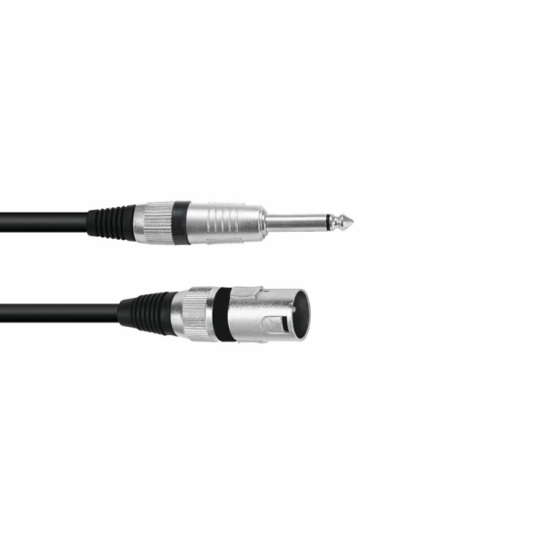 Kabel XK-50 XLR samec - Jack 6,3 mono, 5 m