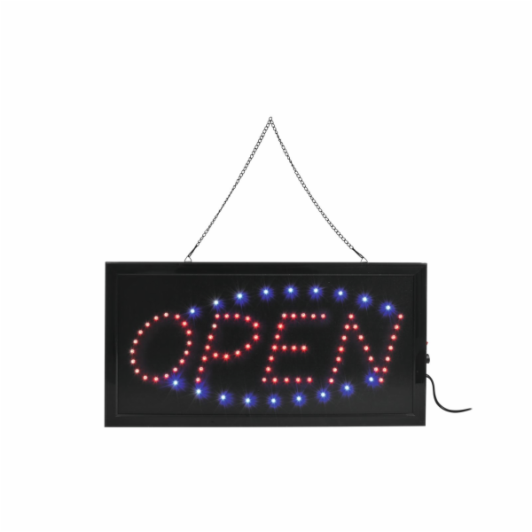 LED cedule "OPEN"