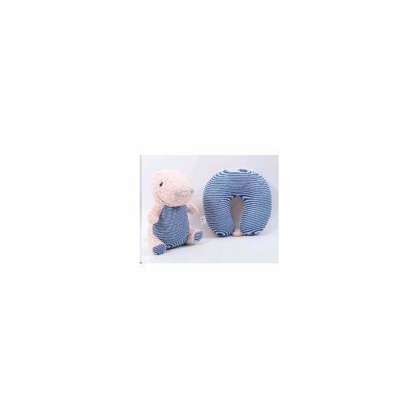 Spokey CUDDLY 2v1 Dětský cestovní polštářek a plyšová hra...