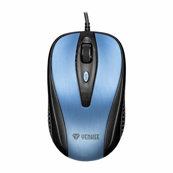 Myš Yenkee YMS 1025BE Quito, optická, drátová, 2400DPI, m...