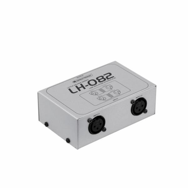 Omnitronic LH-082, stereo izolátor XLR