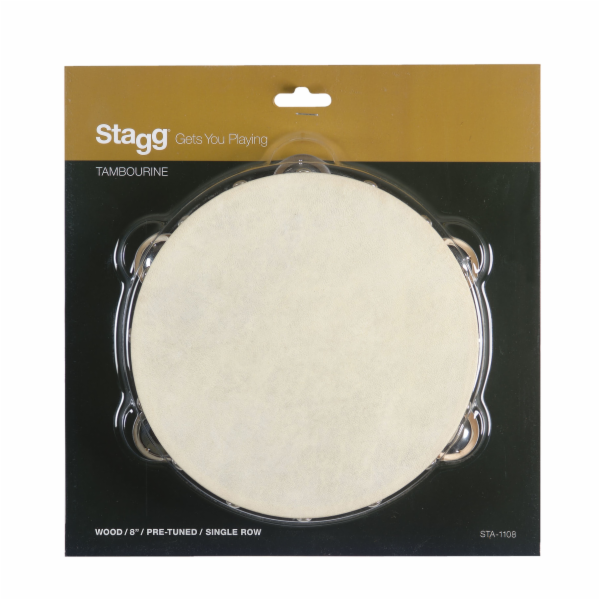 Stagg STA-1108, tamburína s blánou, 8"