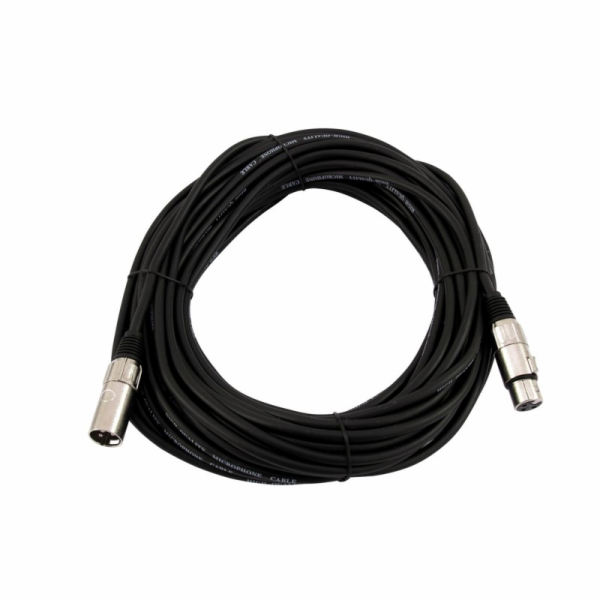 Kabel MC-150 XLR samec - XLR samice, černý, 15m