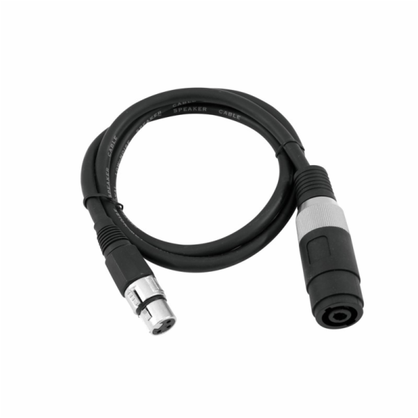 OMNITRONIC Adaptační kabel Reproduktor(F)/XLR(F) 1m bk