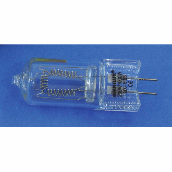 Omnilux 230V/1000W GX-6.35 3400K 15h