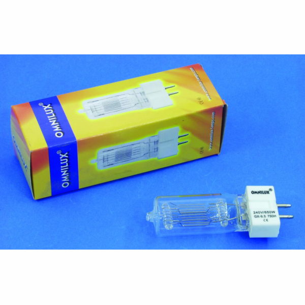 Omnilux 240V/650W GX-9.5 750h 3000K