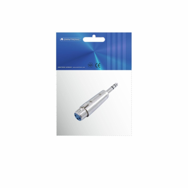 OMNITRONIC Adaptér XLR(F)/Jack(M) stereo