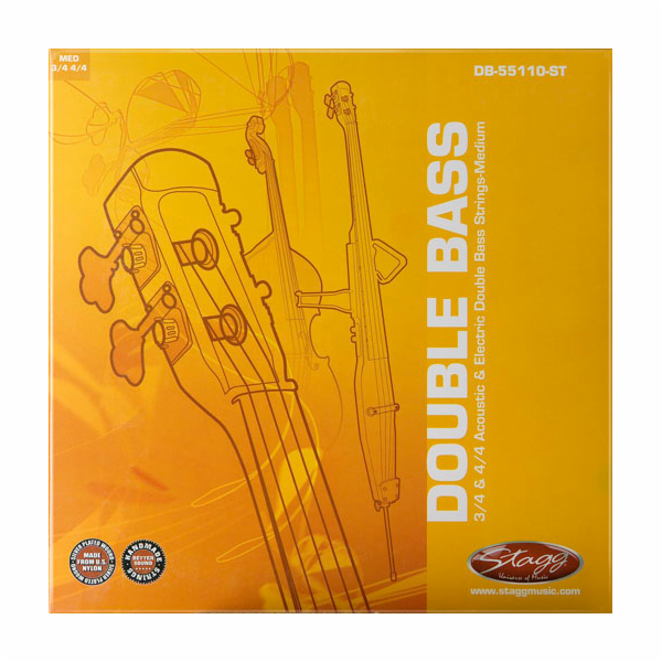 Stagg DB-55110-ST, sada strun pro kontrabas