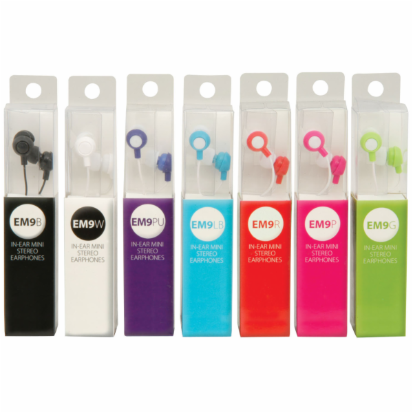 QTX sluchátka Style Mini In-Ear, bílá