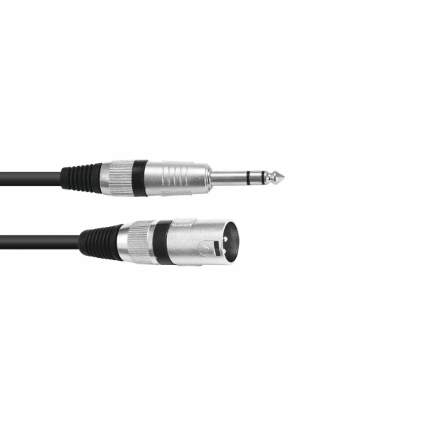 Kabel XK-50 XLR samec - Jack 6,3 stereo, 5 m