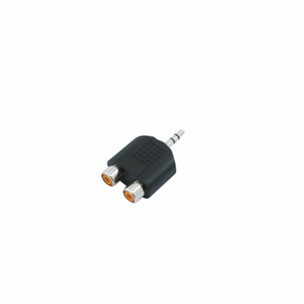 Omnitronic Redukce, 2x Cinch zásuvka - Jack 3,5mm zástrčka