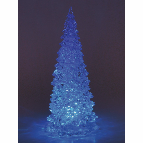 LED umělý vánoční stromek velký, 28 cm