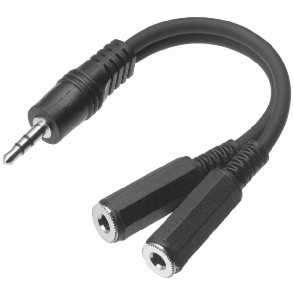 Stagg YC-0,1/1J2JFH, redukce 1x Jack 3,5 mm samec – 2x Ja...