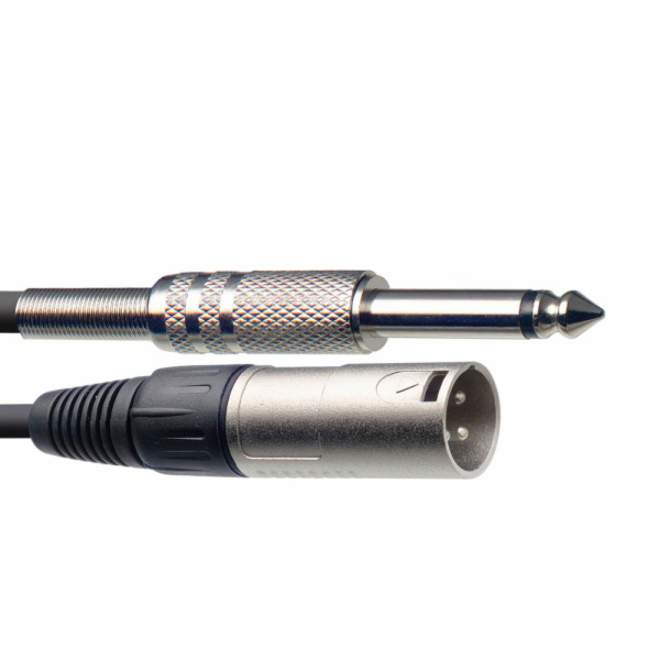 Stagg SAC1PXM DL, kabel XLR samec/Jack 6,3mm, 1m