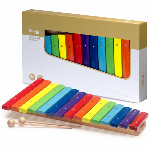 Stagg XYLO-J15 RB, xylofon, 15 barevných kamenů