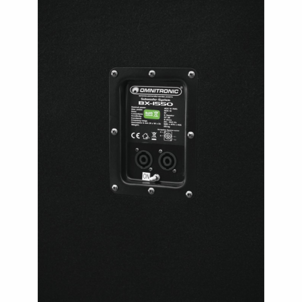 Omnitronic BX-1550, subwoofer 200W