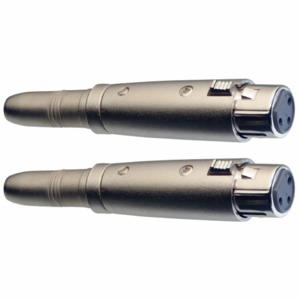 Stagg AC-XFPFH, redukce, Jack 6,3 mm zásuvka stereo - XLR...