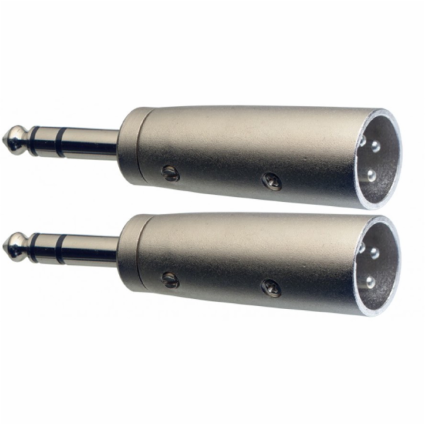 Stagg AC-XMPMSH, redukce 2x XLR zástrčka - Jack 6,3 mm st...
