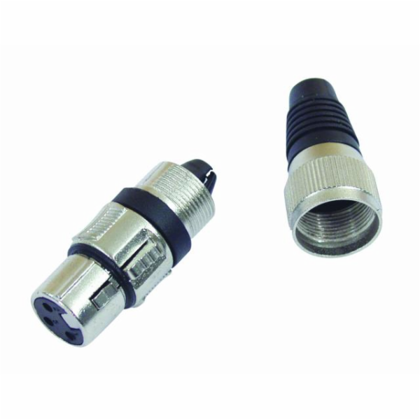 Omnitronic XLR zásuvka 3-pin na kabel