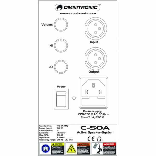 EUROLITE TV čep (28 mm) s montážní deskou
