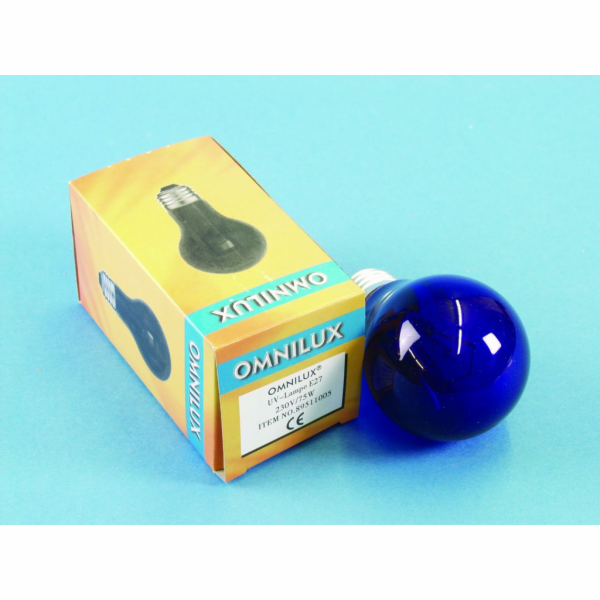 Omnilux UV A19 žárovka 75W E-27