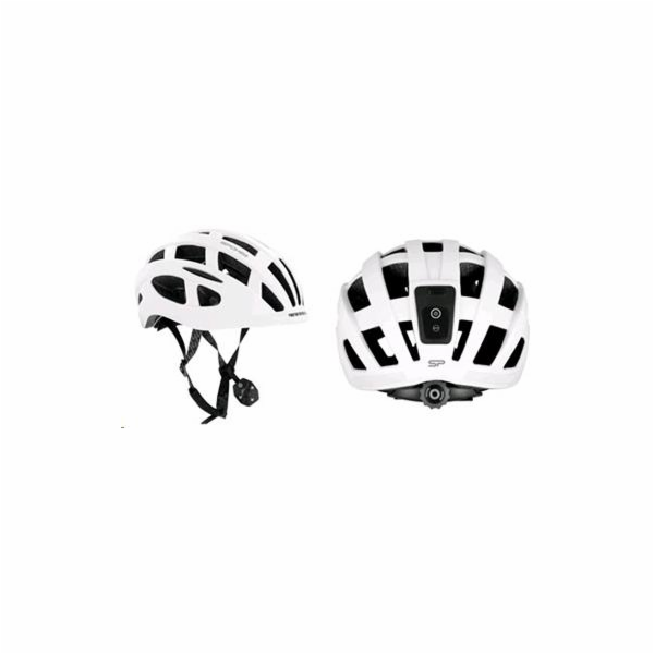 Spokey POINTER PRO Cyklistická přilba s LED blikačkou a b...