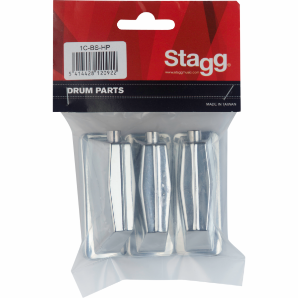 Stagg 1C-BS-HP, mušle pro basový buben, 3ks