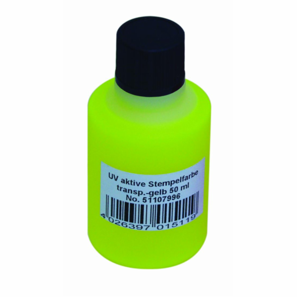 Eurolite UV aktivní razítkovací barva, transparentní žlut...