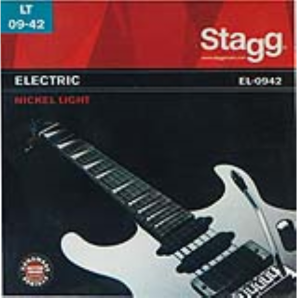 Stagg EL-0942, sada strun pro elektrickou kytaru, light