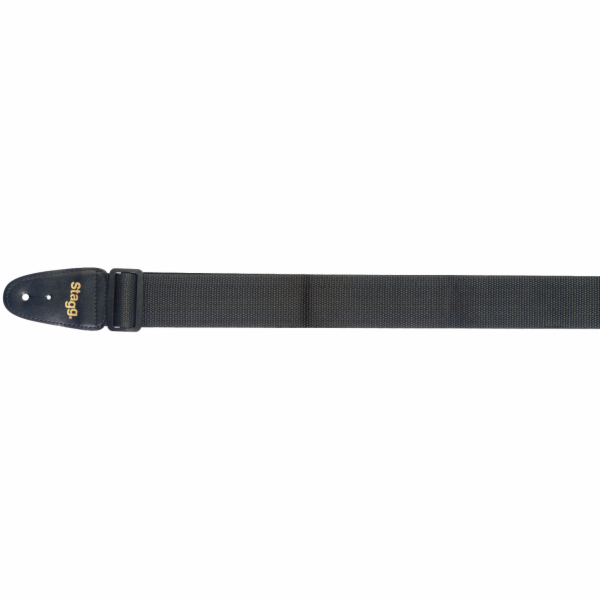 Stagg BJA006BK, kytarový popruh, černý