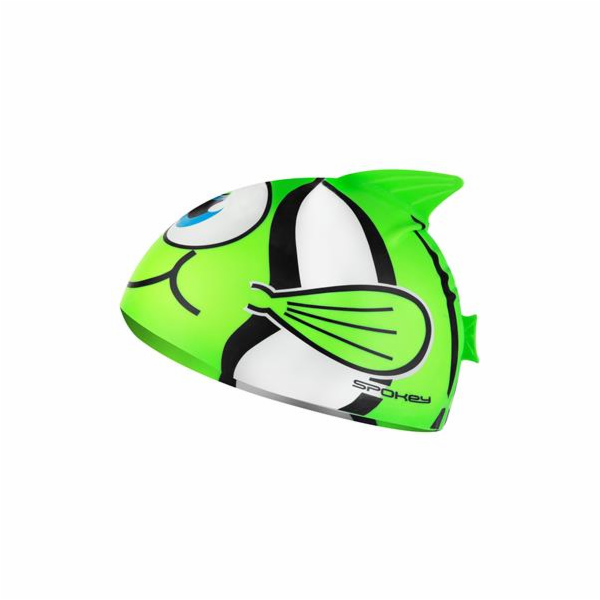 Spokey RYBKA Dětská plavecká čepice, limetková