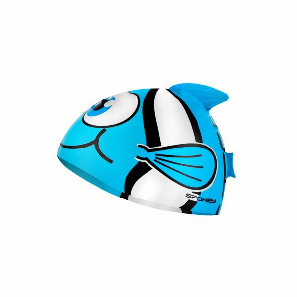 Spokey RYBKA Dětská plavecká čepice, tyrkysová
