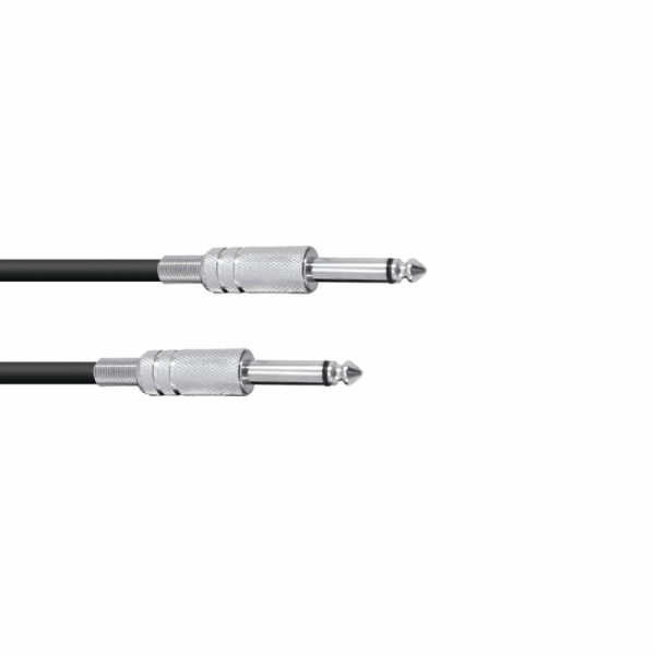 Kabel KC-60 2x Jack 6,3 mono 6 m, černý