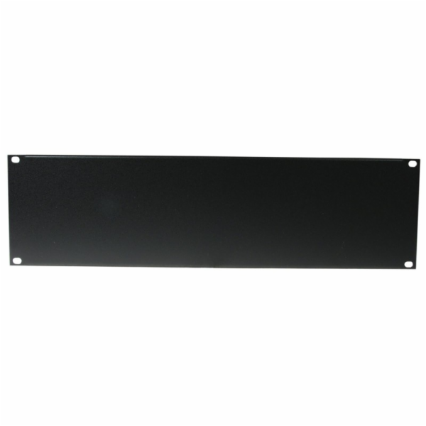 Přední panel zaslepovací 19" 3HE U profi, černý