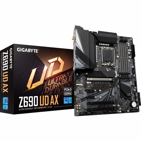 GIGABYTE Z690 UD AX / LGA1700 / Intel Z690 / 4x DDR5 / 3x...