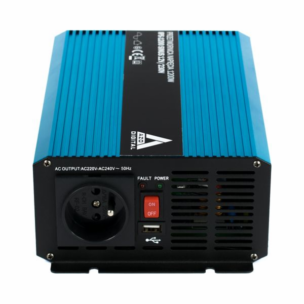 AZO Digital 12 VDC / 230 VAC Converter SINUS IPS-1200S 1200W